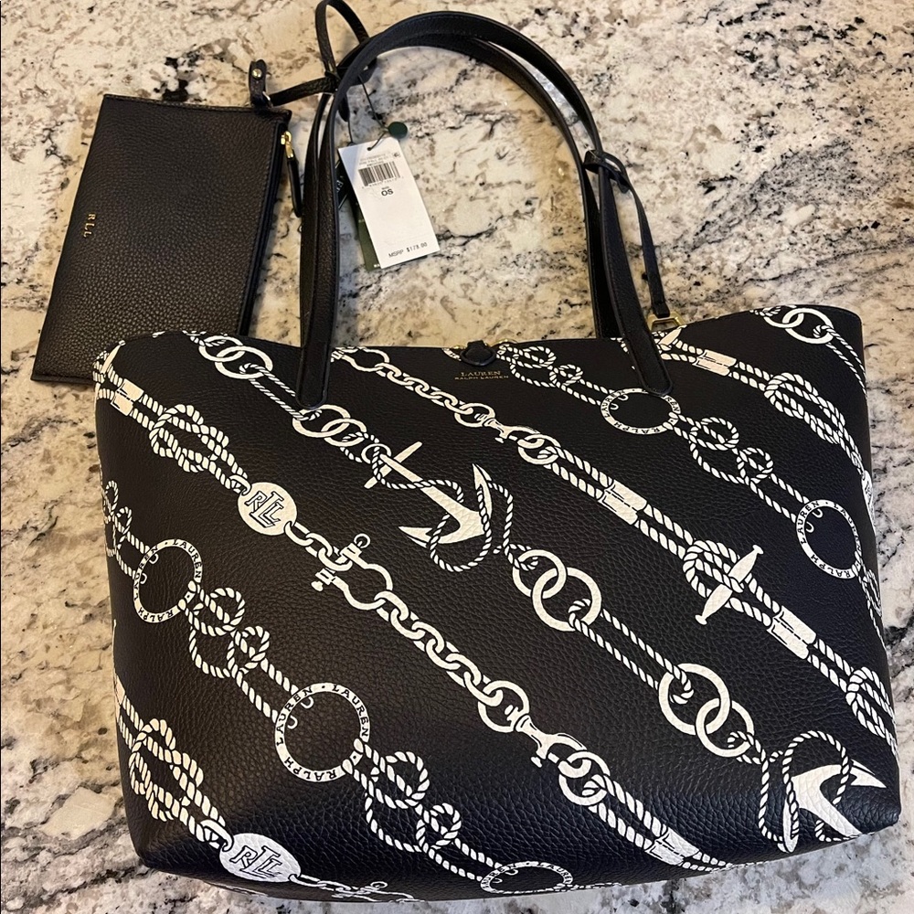Lauren Ralph Lauren Reversible Tote Bag